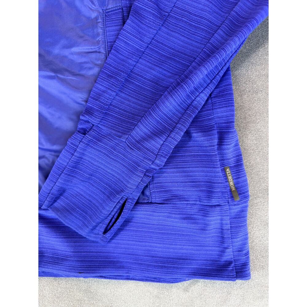 Mondetta Blue Full Zip Activewear Jacket Women's Small Thumb Holes Hiking - Picture 2 of 10